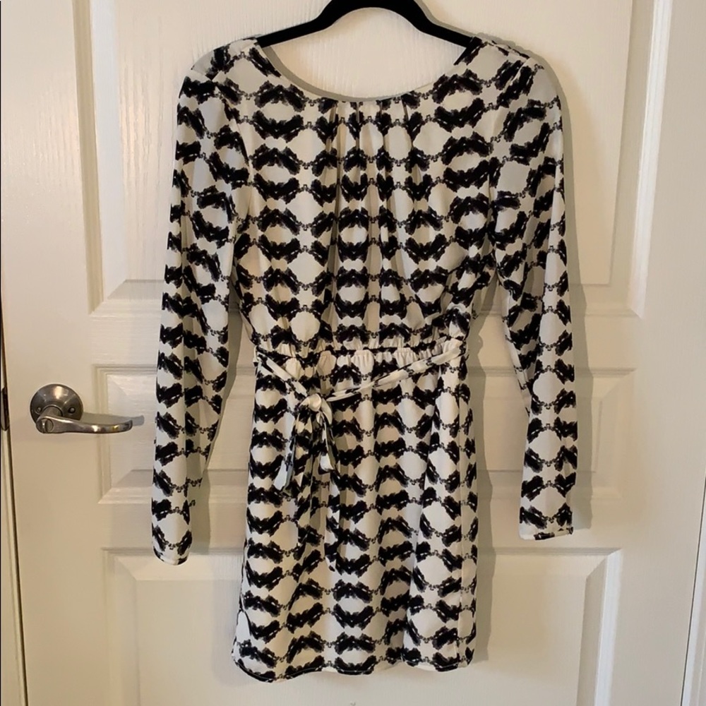 Black and white dress